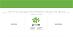 Desktop Screenshot of aboriginal.cmec.ca