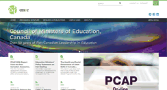 Desktop Screenshot of cmec.ca